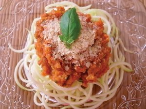 Rohkost Spaghetti