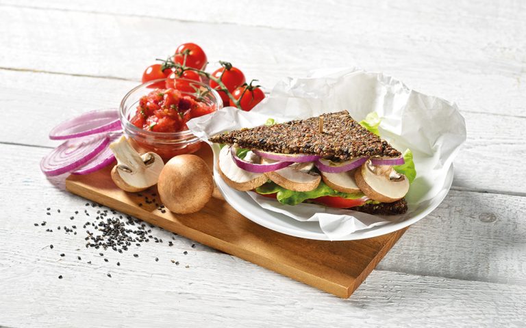 Rohkost-Clubsandwich