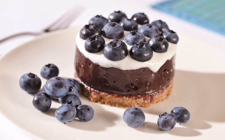 Blaubeer-Schoko-Törtchen