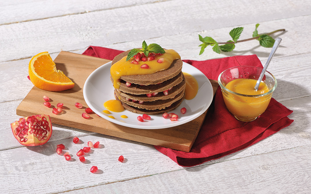 Pancakes mit Orangen Soße