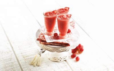 Erdbeer-Weintrauben-Smoothie