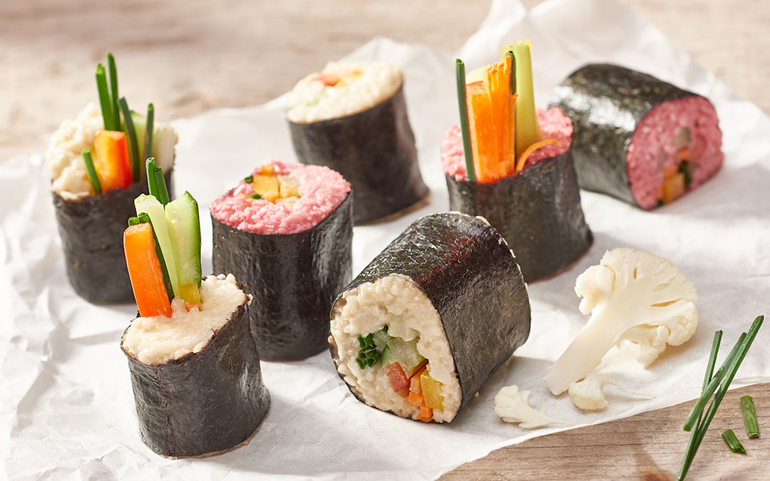 Gemuse Sushi Rezept Vegan Und In Rohkost Qualitat Rohkost De