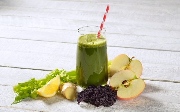 Winterlimonade aus Grünkohl