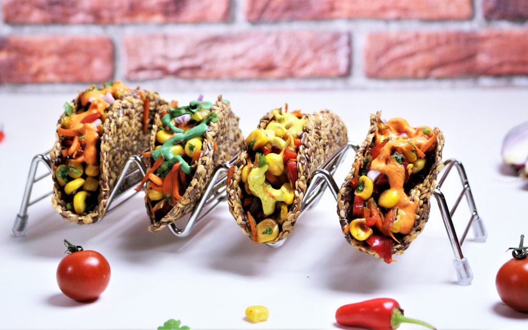 Gefüllte, bunte Party Tacos von Angela Griem